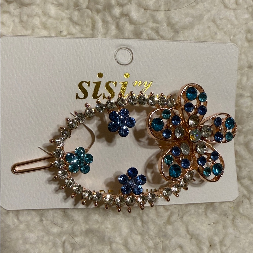 Women's Floral Hair Clips - Multicolor - Picture 5 of 8